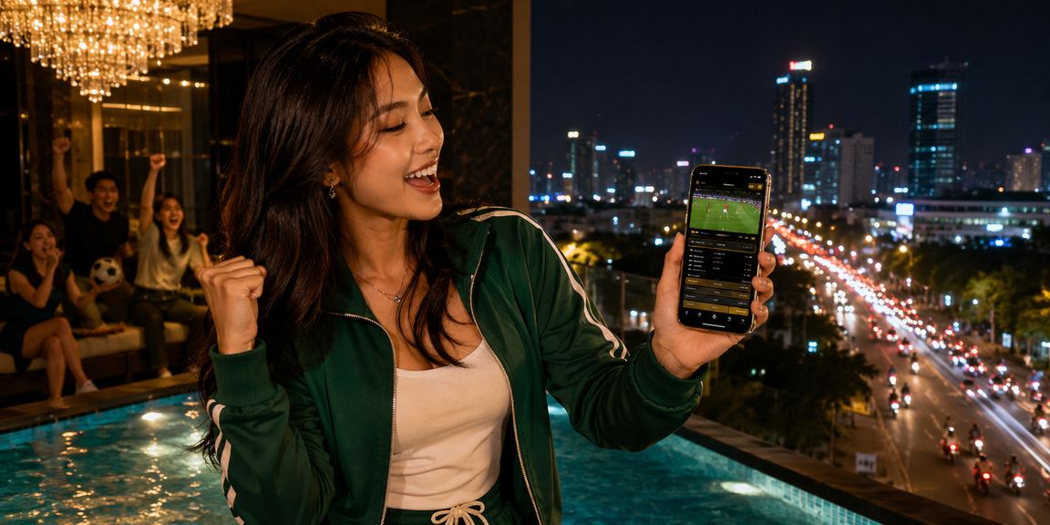 Người dùng tại TP.HCM mở ứng dụng casino trực tuyến trên điện thoại Android