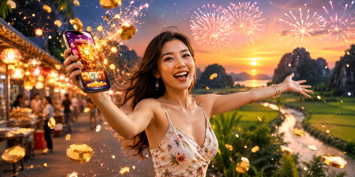 Không khí sôi động tại chợ đêm Ninh Bình – người dùng trải nghiệm cá cược qua di động